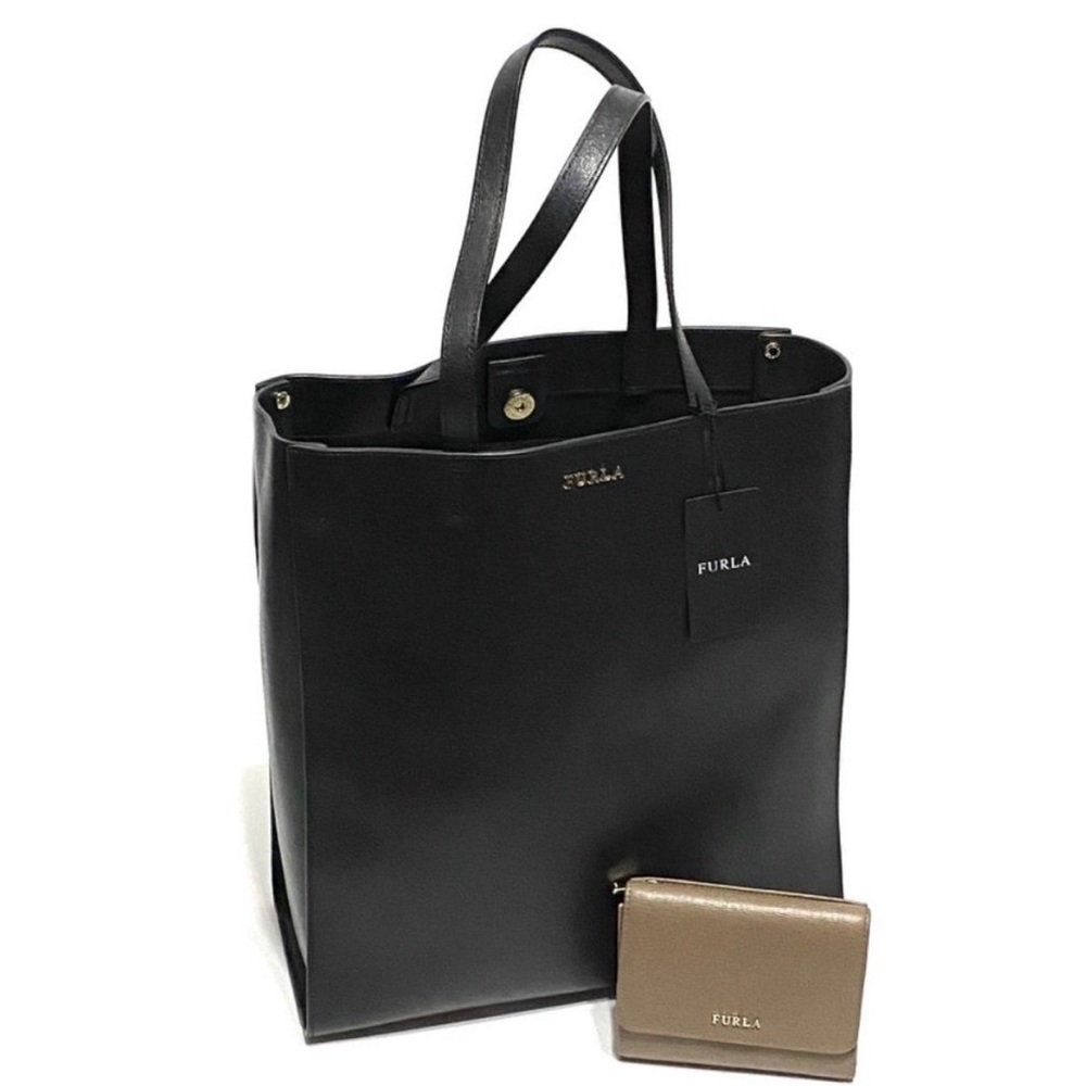 BUNDLE: Furla Tote & Trifold Wallet